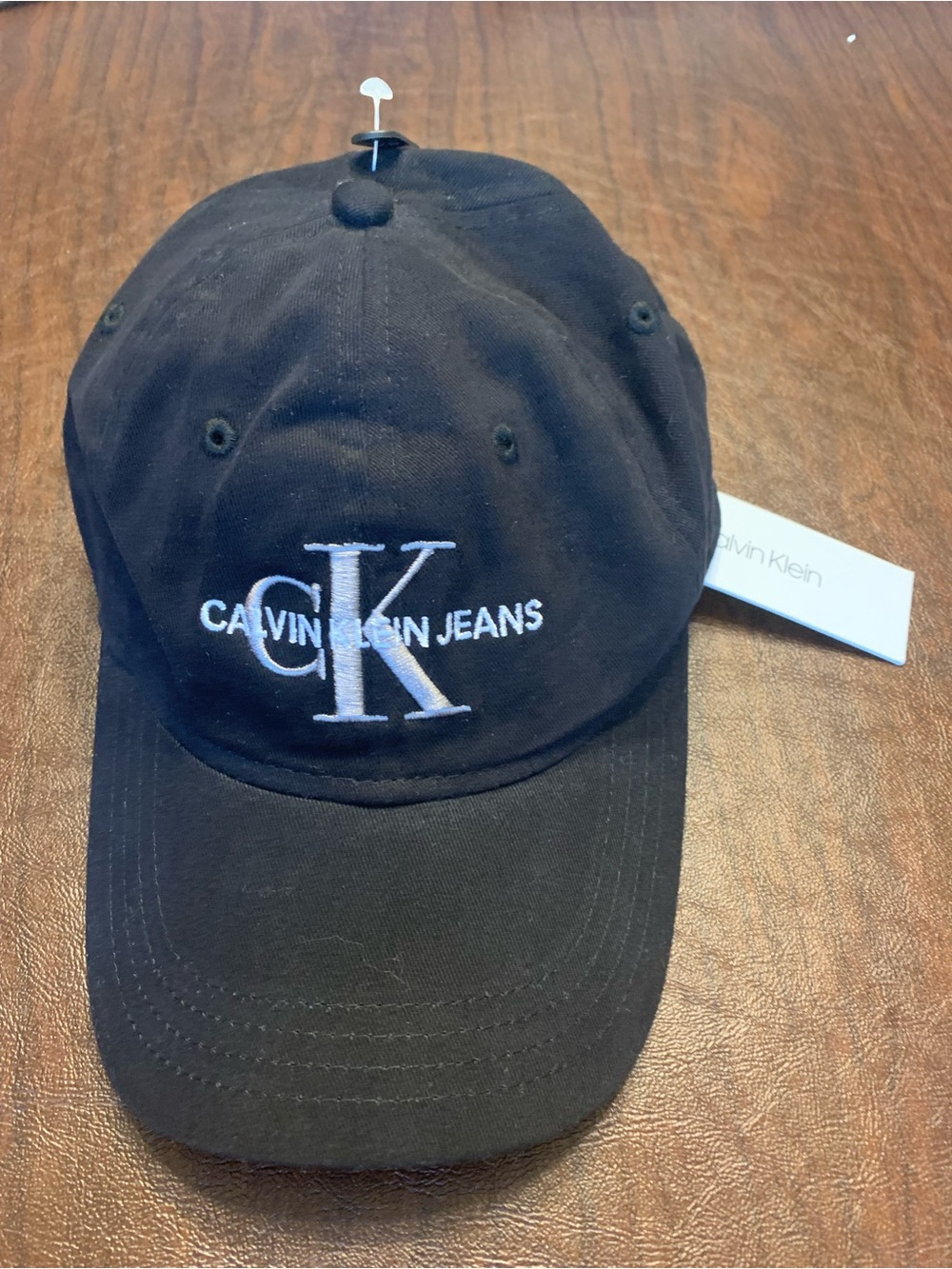 Men’s Calvin Klein NWT Black CK Embroidered Baseball Cap